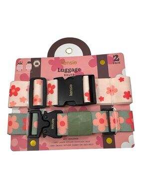 Kensie Floral Print Luggage Belts
